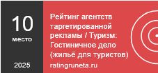 Результат по России в Рейтинге Рунета, номинация 6